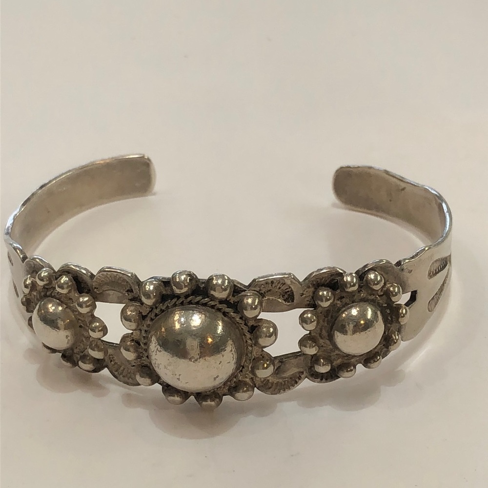 Silver Cuff Bangle - image 2